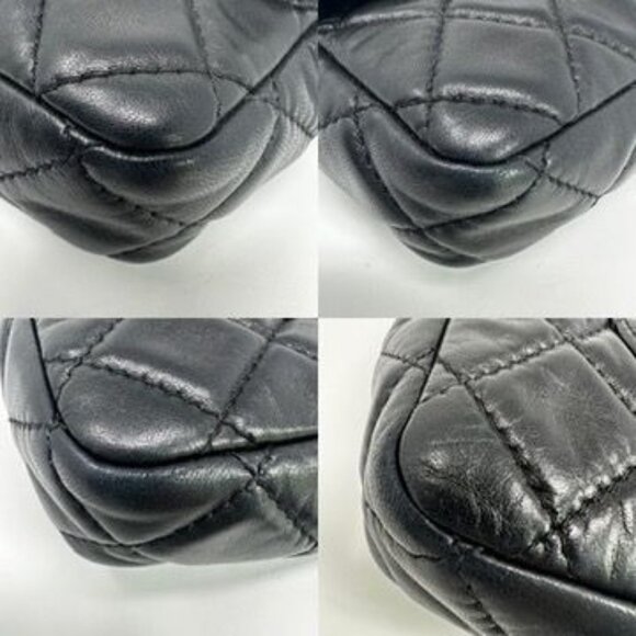 Chanel 2011 Runway Black Medium 2.55 Reissue Quilted Lambskin So Black Roll Clut - Picture 12 of 16